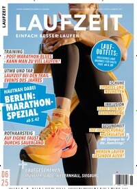 Titelbild der Ausgabe 6/2025 von Laufzeit. Diese Zeitschrift und viele weitere Sportmagazine als Abo oder epaper bei United Kiosk online kaufen.