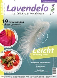 Titelbild der Ausgabe 19/2021 von Lavendelo. Diese Zeitschrift und viele weitere Elternzeitschriften und Tierzeitschriften als Abo oder epaper bei United Kiosk online kaufen.
