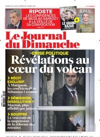 Titelbild der Ausgabe 41/2025 von Le Journal du Dimanche. Diese Zeitschrift und viele weitere Wirtschaftsmagazine und Politikmagazine als Abo oder epaper bei United Kiosk online kaufen.