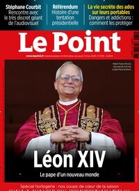 Titelbild der Ausgabe 20/2025 von Le Point. Diese Zeitschrift und viele weitere Wirtschaftsmagazine und Politikmagazine als Abo oder epaper bei United Kiosk online kaufen.