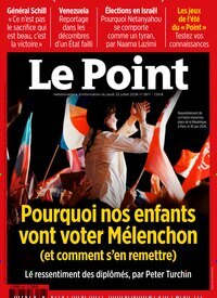 Titelbild der Ausgabe 30/2026 von Le Point. Diese Zeitschrift und viele weitere Wirtschaftsmagazine und Politikmagazine als Abo oder epaper bei United Kiosk online kaufen.
