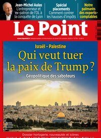 Titelbild der Ausgabe 43/2025 von Le Point. Diese Zeitschrift und viele weitere Wirtschaftsmagazine und Politikmagazine als Abo oder epaper bei United Kiosk online kaufen.