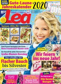 Titelbild der Ausgabe 1/2020 von Lea. Diese Zeitschrift und viele weitere Frauenzeitschriften als Abo oder epaper bei United Kiosk online kaufen.