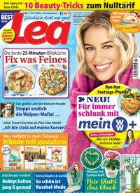 Titelbild der Ausgabe 1/2021 von Lea. Diese Zeitschrift und viele weitere Frauenzeitschriften als Abo oder epaper bei United Kiosk online kaufen.