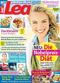 Titelbild der Ausgabe 2/2019 von Lea. Diese Zeitschrift und viele weitere Frauenzeitschriften als Abo oder epaper bei United Kiosk online kaufen.