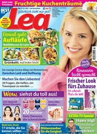 Titelbild der Ausgabe 3/2021 von Lea. Diese Zeitschrift und viele weitere Frauenzeitschriften als Abo oder epaper bei United Kiosk online kaufen.