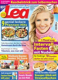 Titelbild der Ausgabe 5/2021 von Lea. Diese Zeitschrift und viele weitere Frauenzeitschriften als Abo oder epaper bei United Kiosk online kaufen.