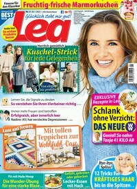 Titelbild der Ausgabe 5/2022 von Lea. Diese Zeitschrift und viele weitere Frauenzeitschriften als Abo oder epaper bei United Kiosk online kaufen.