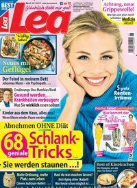 Titelbild der Ausgabe 6/2019 von Lea. Diese Zeitschrift und viele weitere Frauenzeitschriften als Abo oder epaper bei United Kiosk online kaufen.