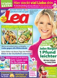Titelbild der Ausgabe 7/2021 von Lea. Diese Zeitschrift und viele weitere Frauenzeitschriften als Abo oder epaper bei United Kiosk online kaufen.