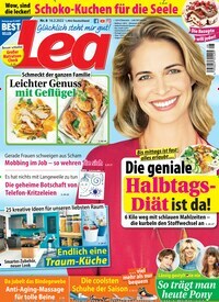Titelbild der Ausgabe 8/2022 von Lea. Diese Zeitschrift und viele weitere Frauenzeitschriften als Abo oder epaper bei United Kiosk online kaufen.