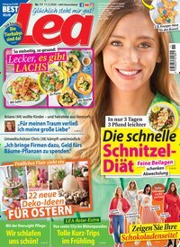 Titelbild der Ausgabe 11/2026 von Lea. Diese Zeitschrift und viele weitere Frauenzeitschriften als Abo oder epaper bei United Kiosk online kaufen.