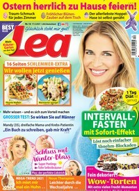 Titelbild der Ausgabe 12/2021 von Lea. Diese Zeitschrift und viele weitere Frauenzeitschriften als Abo oder epaper bei United Kiosk online kaufen.