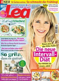 Titelbild der Ausgabe 13/2019 von Lea. Diese Zeitschrift und viele weitere Frauenzeitschriften als Abo oder epaper bei United Kiosk online kaufen.