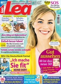 Titelbild der Ausgabe 19/2018 von Lea. Diese Zeitschrift und viele weitere Frauenzeitschriften als Abo oder epaper bei United Kiosk online kaufen.