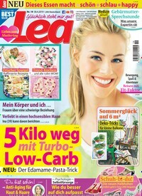 Titelbild der Ausgabe 19/2019 von Lea. Diese Zeitschrift und viele weitere Frauenzeitschriften als Abo oder epaper bei United Kiosk online kaufen.