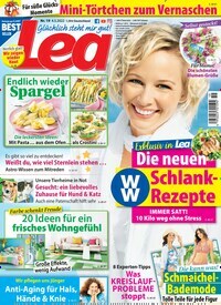 Titelbild der Ausgabe 19/2022 von Lea. Diese Zeitschrift und viele weitere Frauenzeitschriften als Abo oder epaper bei United Kiosk online kaufen.