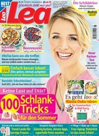 Titelbild der Ausgabe 25/2018 von Lea. Diese Zeitschrift und viele weitere Frauenzeitschriften als Abo oder epaper bei United Kiosk online kaufen.