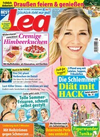Titelbild der Ausgabe 25/2022 von Lea. Diese Zeitschrift und viele weitere Frauenzeitschriften als Abo oder epaper bei United Kiosk online kaufen.
