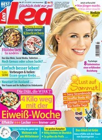 Titelbild der Ausgabe 27/2018 von Lea. Diese Zeitschrift und viele weitere Frauenzeitschriften als Abo oder epaper bei United Kiosk online kaufen.