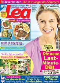Titelbild der Ausgabe 28/2019 von Lea. Diese Zeitschrift und viele weitere Frauenzeitschriften als Abo oder epaper bei United Kiosk online kaufen.