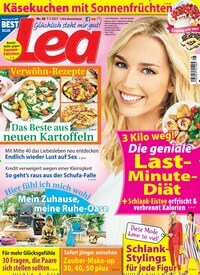 Titelbild der Ausgabe 28/2021 von Lea. Diese Zeitschrift und viele weitere Frauenzeitschriften als Abo oder epaper bei United Kiosk online kaufen.