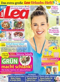 Titelbild der Ausgabe 30/2018 von Lea. Diese Zeitschrift und viele weitere Frauenzeitschriften als Abo oder epaper bei United Kiosk online kaufen.