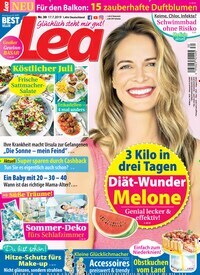 Titelbild der Ausgabe 30/2019 von Lea. Diese Zeitschrift und viele weitere Frauenzeitschriften als Abo oder epaper bei United Kiosk online kaufen.