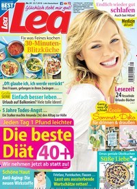 Titelbild der Ausgabe 31/2018 von Lea. Diese Zeitschrift und viele weitere Frauenzeitschriften als Abo oder epaper bei United Kiosk online kaufen.