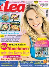 Titelbild der Ausgabe 32/2018 von Lea. Diese Zeitschrift und viele weitere Frauenzeitschriften als Abo oder epaper bei United Kiosk online kaufen.