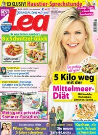 Titelbild der Ausgabe 32/2021 von Lea. Diese Zeitschrift und viele weitere Frauenzeitschriften als Abo oder epaper bei United Kiosk online kaufen.