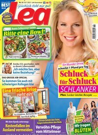 Titelbild der Ausgabe 32/2025 von Lea. Diese Zeitschrift und viele weitere Frauenzeitschriften als Abo oder epaper bei United Kiosk online kaufen.