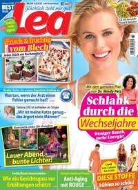 Titelbild der Ausgabe 33/2025 von Lea. Diese Zeitschrift und viele weitere Frauenzeitschriften als Abo oder epaper bei United Kiosk online kaufen.