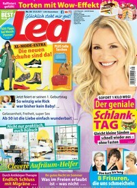 Titelbild der Ausgabe 35/2021 von Lea. Diese Zeitschrift und viele weitere Frauenzeitschriften als Abo oder epaper bei United Kiosk online kaufen.