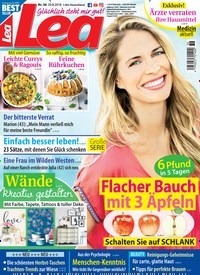 Titelbild der Ausgabe 36/2018 von Lea. Diese Zeitschrift und viele weitere Frauenzeitschriften als Abo oder epaper bei United Kiosk online kaufen.