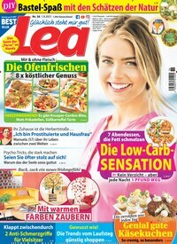 Titelbild der Ausgabe 36/2021 von Lea. Diese Zeitschrift und viele weitere Frauenzeitschriften als Abo oder epaper bei United Kiosk online kaufen.