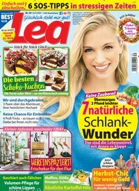 Titelbild der Ausgabe 39/2021 von Lea. Diese Zeitschrift und viele weitere Frauenzeitschriften als Abo oder epaper bei United Kiosk online kaufen.
