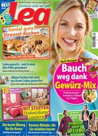 Titelbild der Ausgabe 40/2026 von Lea. Diese Zeitschrift und viele weitere Frauenzeitschriften als Abo oder epaper bei United Kiosk online kaufen.