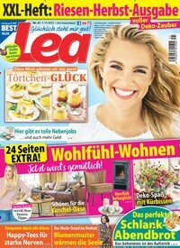 Titelbild der Ausgabe 41/2022 von Lea. Diese Zeitschrift und viele weitere Frauenzeitschriften als Abo oder epaper bei United Kiosk online kaufen.