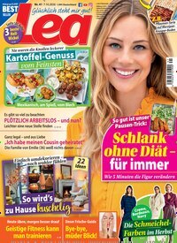 Titelbild der Ausgabe 41/2026 von Lea. Diese Zeitschrift und viele weitere Frauenzeitschriften als Abo oder epaper bei United Kiosk online kaufen.
