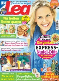 Titelbild der Ausgabe 43/2022 von Lea. Diese Zeitschrift und viele weitere Frauenzeitschriften als Abo oder epaper bei United Kiosk online kaufen.