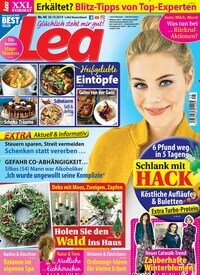 Titelbild der Ausgabe 45/2019 von Lea. Diese Zeitschrift und viele weitere Frauenzeitschriften als Abo oder epaper bei United Kiosk online kaufen.