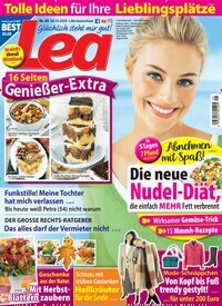 Titelbild der Ausgabe 45/2020 von Lea. Diese Zeitschrift und viele weitere Frauenzeitschriften als Abo oder epaper bei United Kiosk online kaufen.