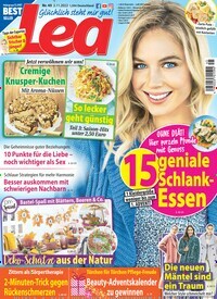Titelbild der Ausgabe 45/2022 von Lea. Diese Zeitschrift und viele weitere Frauenzeitschriften als Abo oder epaper bei United Kiosk online kaufen.
