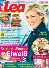 Titelbild der Ausgabe 47/2018 von Lea. Diese Zeitschrift und viele weitere Frauenzeitschriften als Abo oder epaper bei United Kiosk online kaufen.