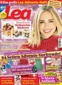 Titelbild der Ausgabe 47/2021 von Lea. Diese Zeitschrift und viele weitere Frauenzeitschriften als Abo oder epaper bei United Kiosk online kaufen.