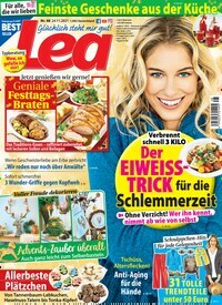 Titelbild der Ausgabe 48/2021 von Lea. Diese Zeitschrift und viele weitere Frauenzeitschriften als Abo oder epaper bei United Kiosk online kaufen.