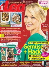 Titelbild der Ausgabe 49/2018 von Lea. Diese Zeitschrift und viele weitere Frauenzeitschriften als Abo oder epaper bei United Kiosk online kaufen.