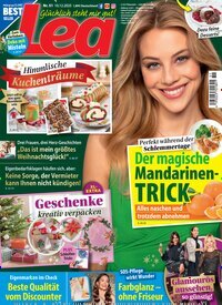Titelbild der Ausgabe 51/2025 von Lea. Diese Zeitschrift und viele weitere Frauenzeitschriften als Abo oder epaper bei United Kiosk online kaufen.