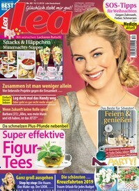 Titelbild der Ausgabe 52/2018 von Lea. Diese Zeitschrift und viele weitere Frauenzeitschriften als Abo oder epaper bei United Kiosk online kaufen.